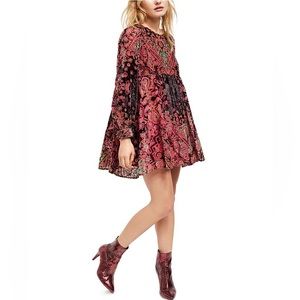 Free People Velvet Mini Dress/ Tunic